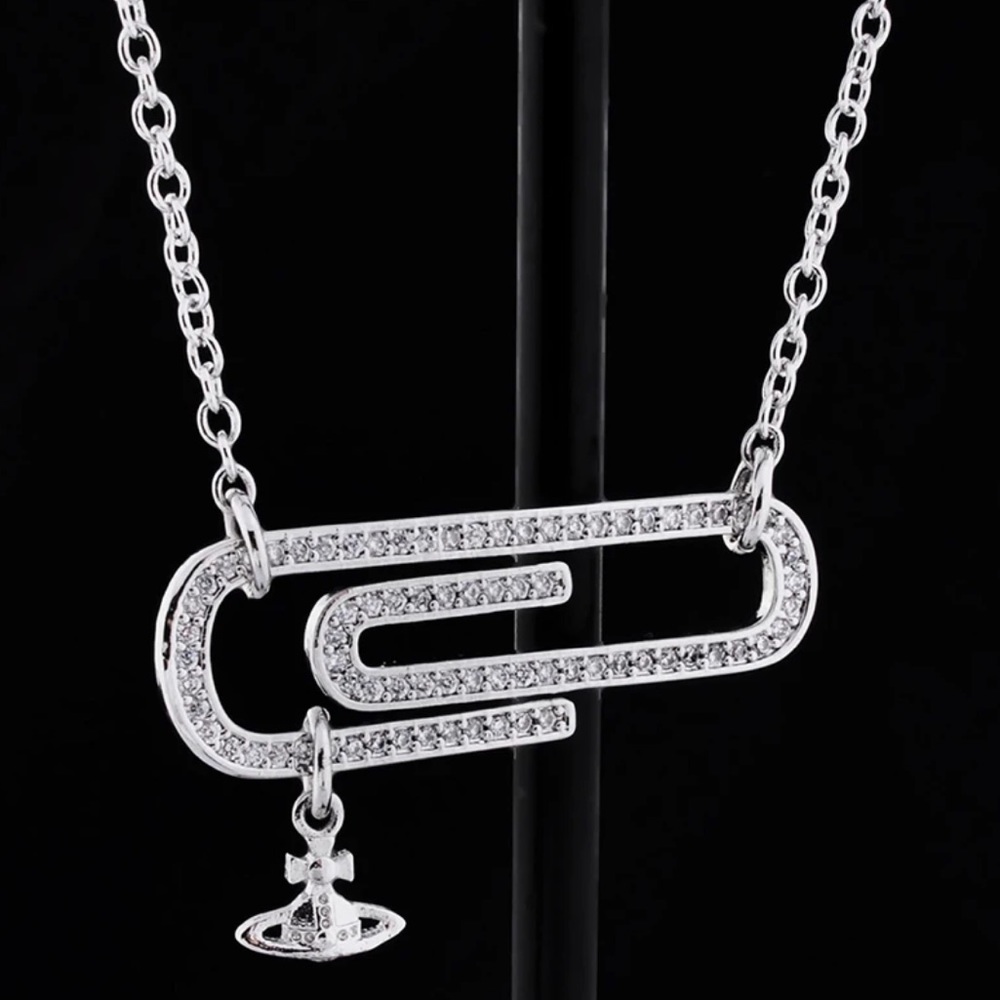 Vivienne Westwood paper clip necklace